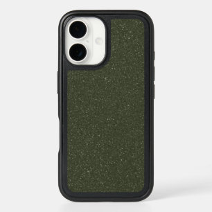 Textured Moss Green iPhone 16 Case – Customizable