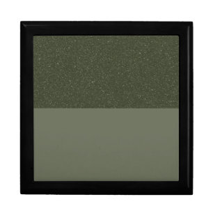 Textured Moss Green Keepsake Box – Customizable