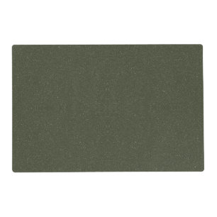 Textured Moss Green Laminated Placemat – Customize