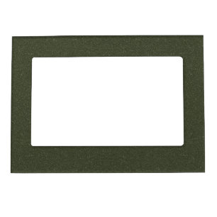 Textured Moss Green Magnetic Frame – Customizable