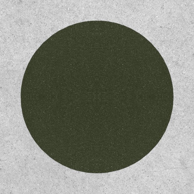 Textured Moss Green Patch – Customizable (Front)