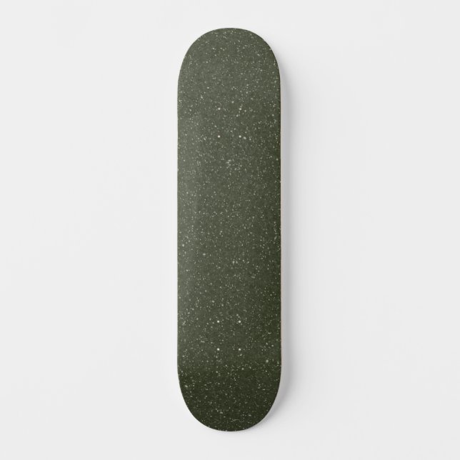 Textured Moss Green Skateboard Deck – Customizable (Front)