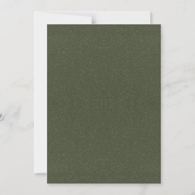 Textured Moss Green Thin Magnetic Card – Customize (Front)