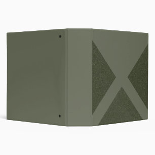 Textured Moss Green X Custom Binder