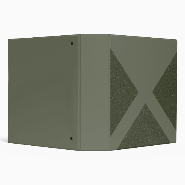 Textured Moss Green X Custom Binder (Background)
