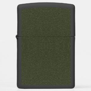 Textured Moss Green Zippo Lighter – Customizable