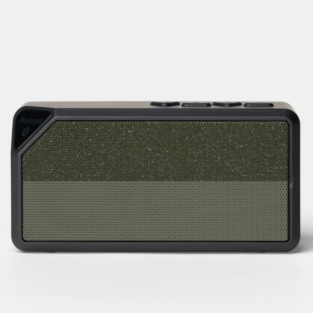 Textured Moss Split Bluetooth Speaker – Customize (Front)