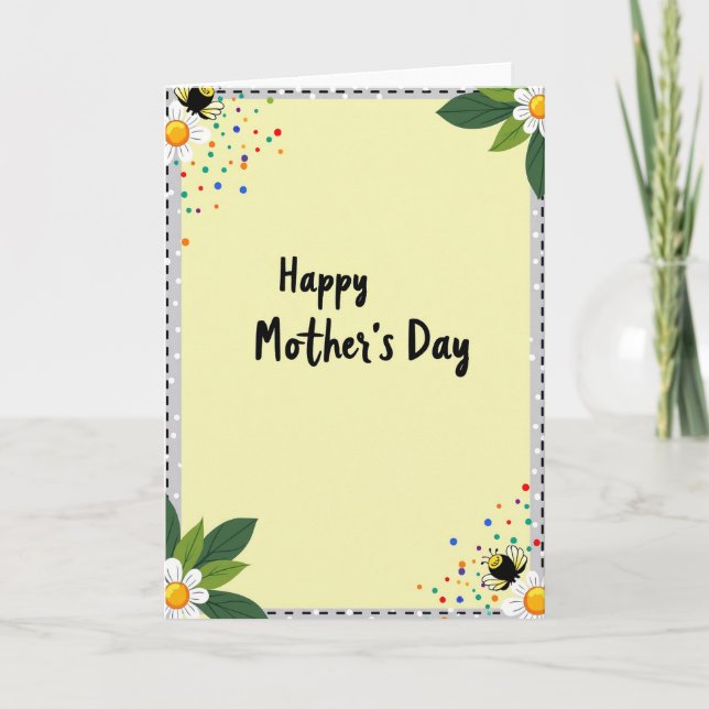 Textured Mothers Day Card (Front)