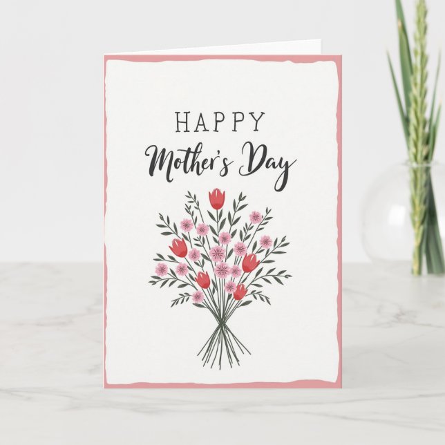 Textured Mothers Day Love Card (Front)