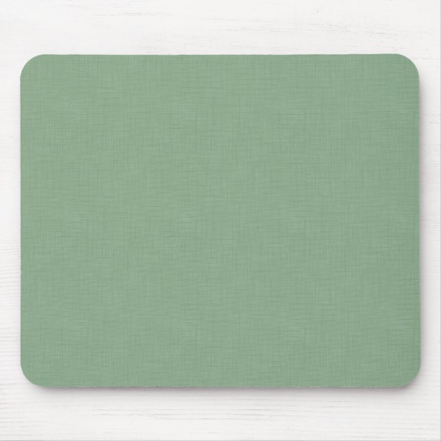 Textured muted green. mouse pad (Front)