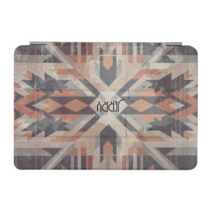 Textured Native American   Tribal Terraccota Brown iPad Mini Cover