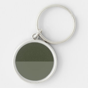Textured Over Smooth Moss Green Keychain (Custom)