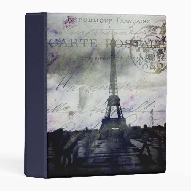 Textured Paris Mini Album Binder (Front/Spine)