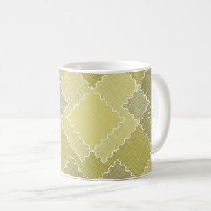 Textured patchwork patchwork multicolored patches coffee mug