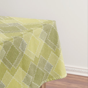 Textured patchwork patchwork multicolored patches tablecloth