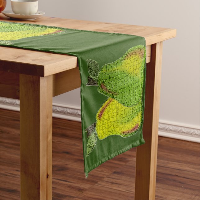 Textured Pears Medium Table Runner (In Situ)