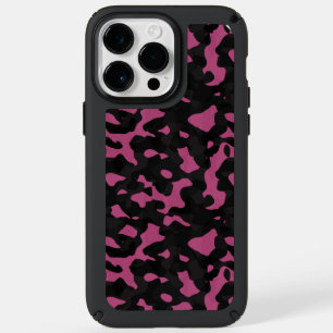 Textured pink and black camo abstract Speck iPhone 14 Pro Max Case