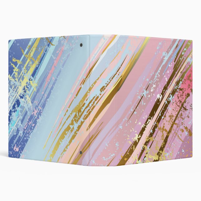 Textured Pink Background 3 Ring Binder (Background)