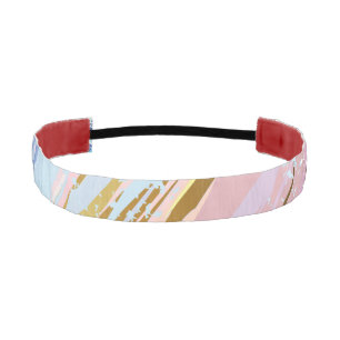 Textured Pink Background Athletic Headband