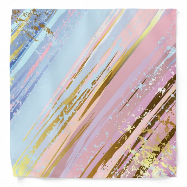 Textured Pink Background Bandana (Front)