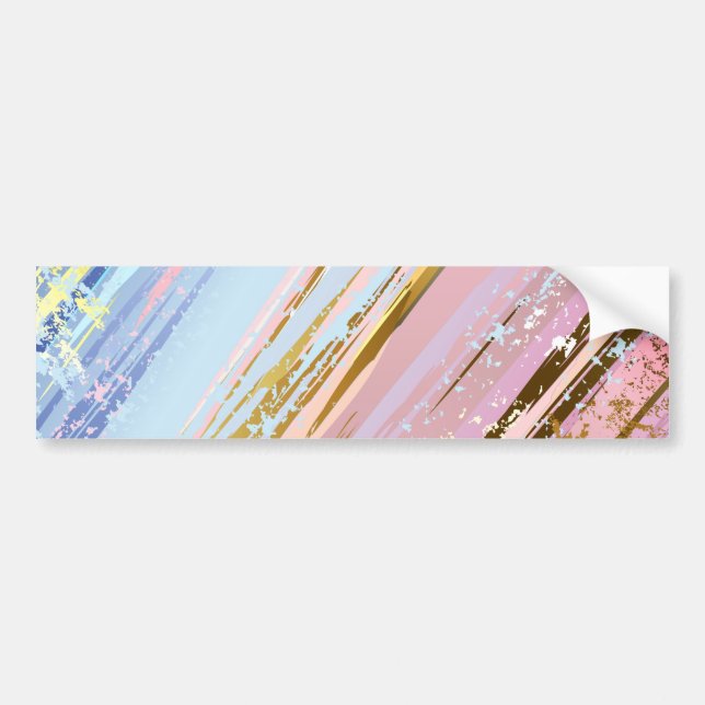 Textured Pink Background Bumper Sticker (Front)