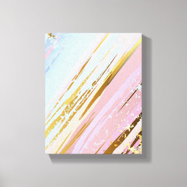 Textured Pink Background Canvas Print (Front)