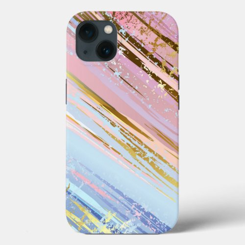 Textured Pink Background iPhone 13 Case