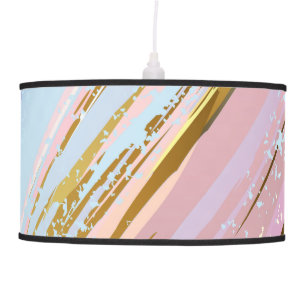 Textured Pink Background Ceiling Lamp