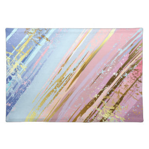 Textured Pink Background Cloth Placemat