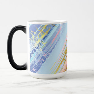 Textured Pink Background Color Morph Mug