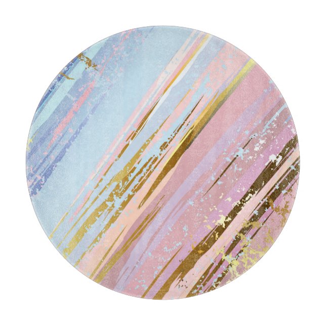 Textured Pink Background Cutting Board (Front)