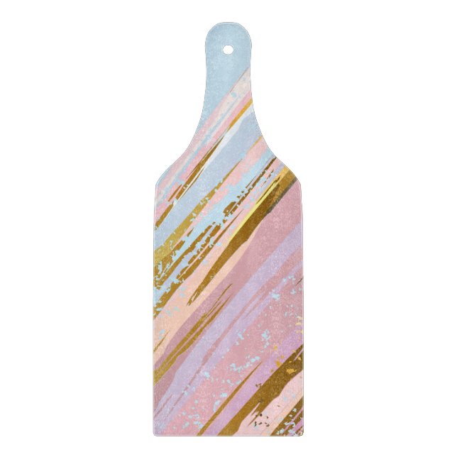 Textured Pink Background Cutting Board (Front)