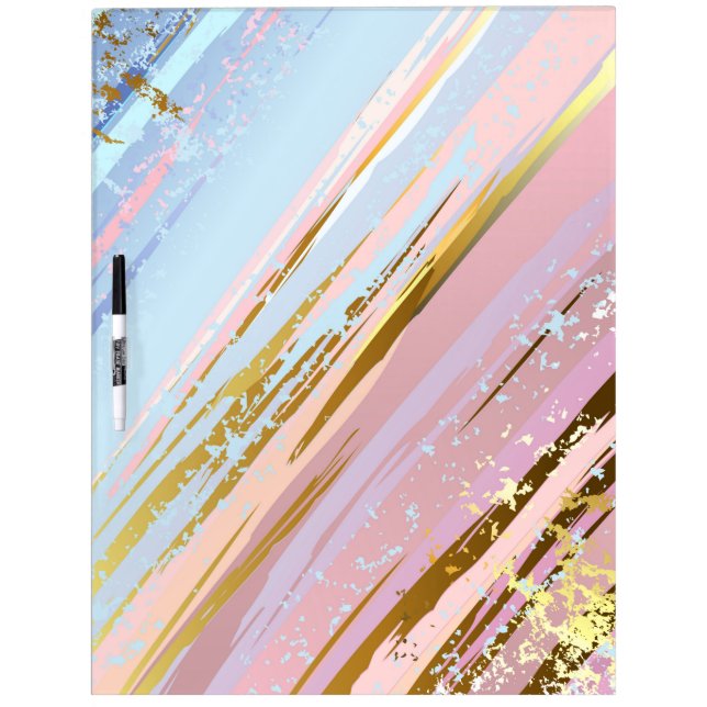 Textured Pink Background Dry Erase Board (Front)