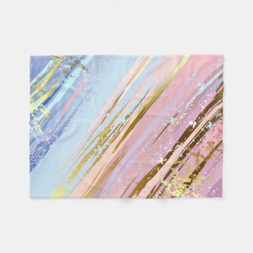 Textured Pink Background Fleece Blanket