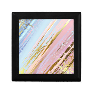 Textured Pink Background Gift Box