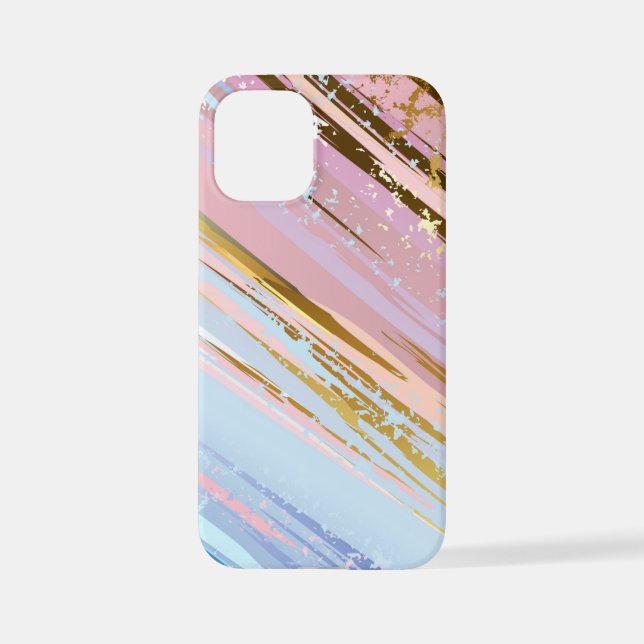 Textured Pink Background iPhone Case (Back)