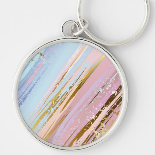 Textured Pink Background Keychain