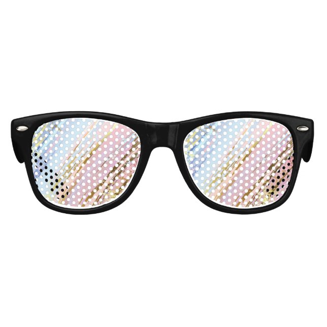 Textured Pink Background Kids Sunglasses (Front)