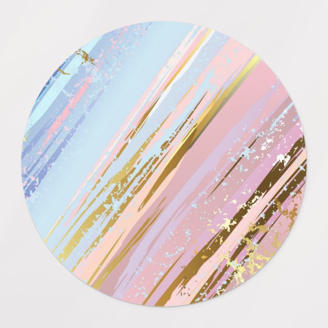 Textured Pink Background Labels (Design 1)