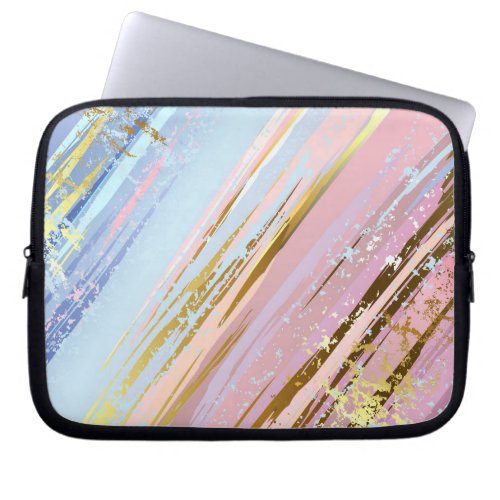 Textured Pink Background Laptop Sleeve