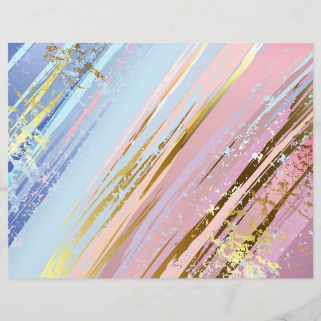 Textured Pink Background Letterhead (Front)