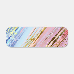 Textured Pink Background Metal Sign