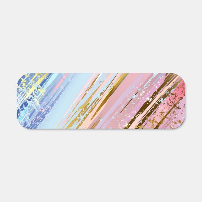 Textured Pink Background Metal Sign (Front)