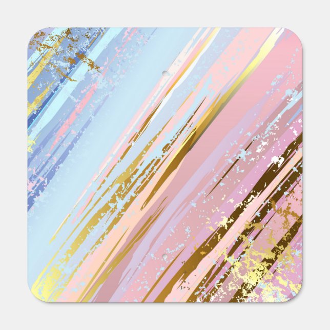 Textured Pink Background Metal Sign (Front)