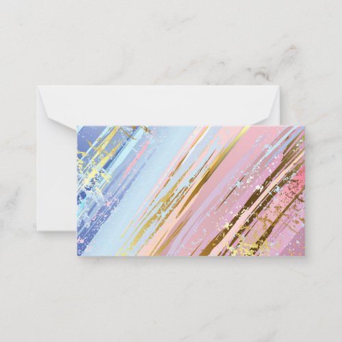 Textured Pink Background Note Card