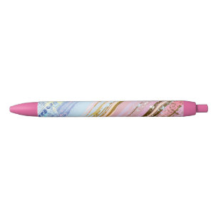 Textured Pink Background Pen