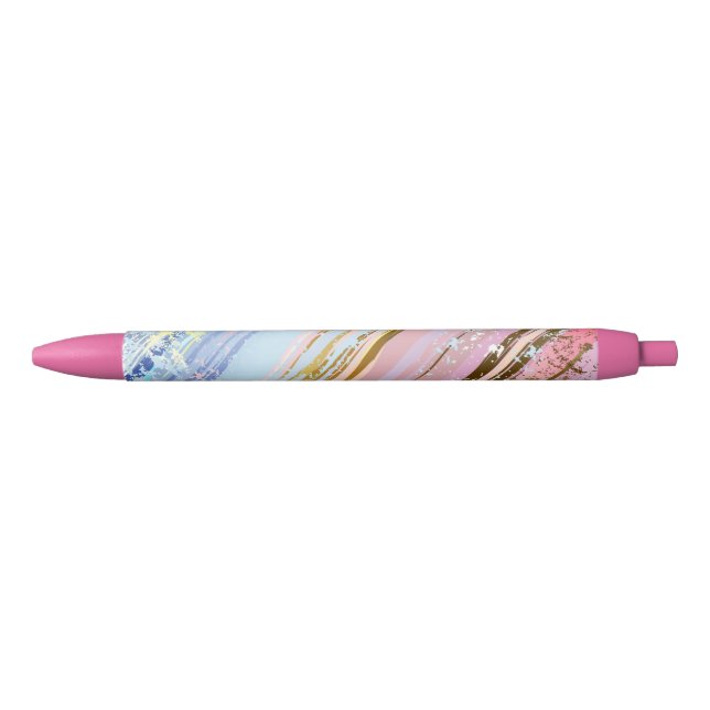 Textured Pink Background Pen (Front)