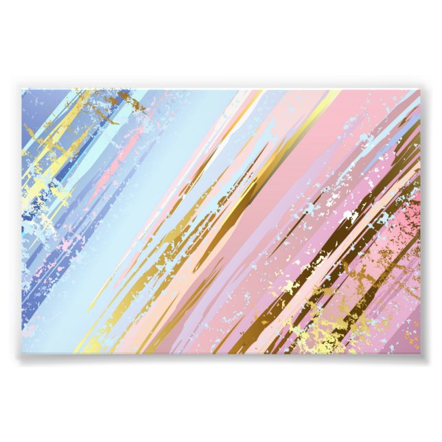 Textured Pink Background Photo Print (Front)