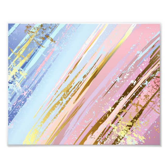 Textured Pink Background Photo Print (Front)