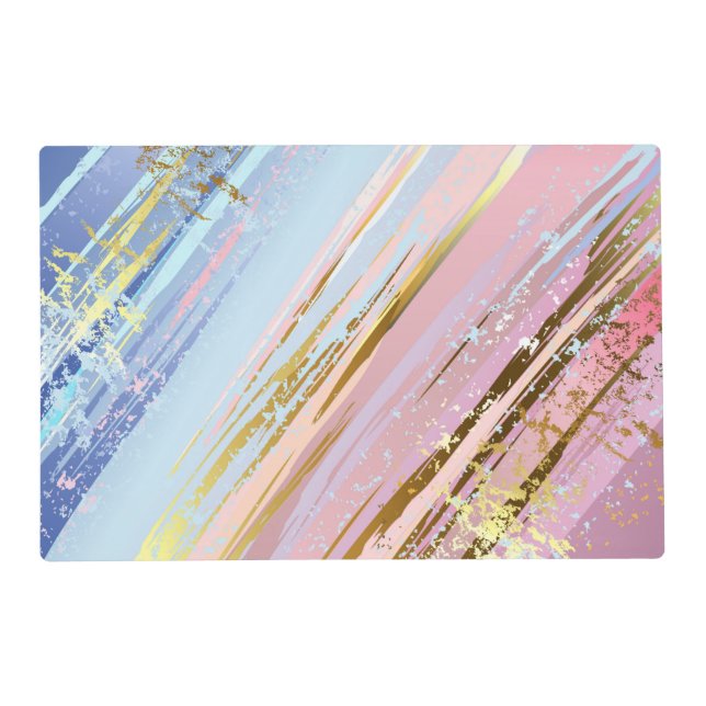 Textured Pink Background Placemat (Front)